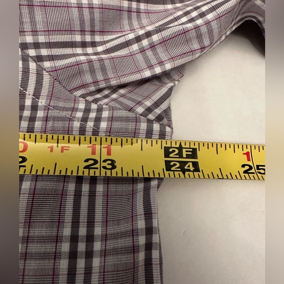 Lauren Ralph Lauren Black Label Slim Fit Performance Plaid Button Down 17.5 XL - Picture 8 of 9